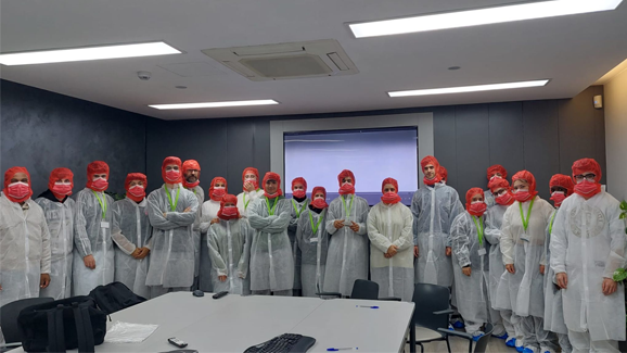 Students from the Secondary School of Food Product Preparation visit our facilities